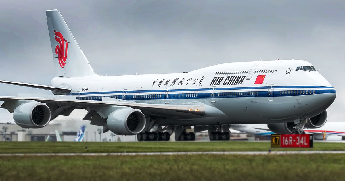 Самолет авиакомпании AIR CHINA - KINGREST