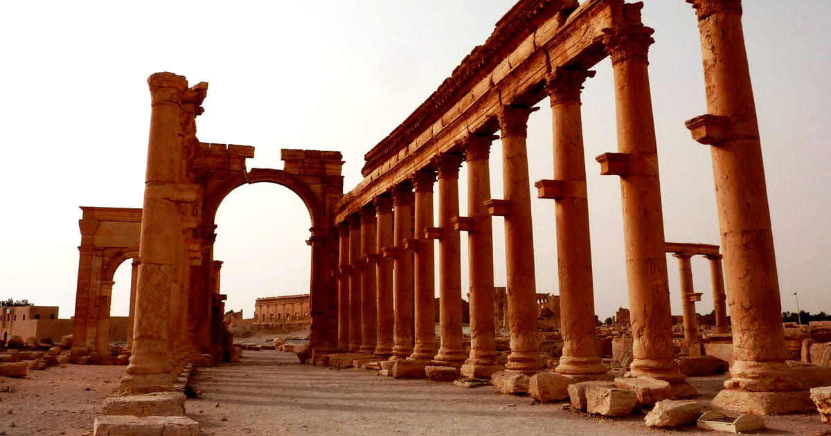 Триумфальная арка в Пальмире, Сирия - KINGREST