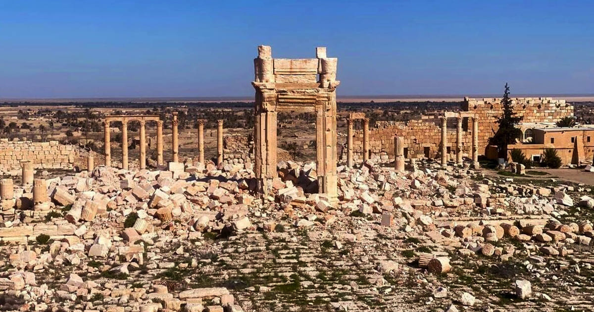 Триумфальная арка в Пальмире, Сирия - KINGREST
