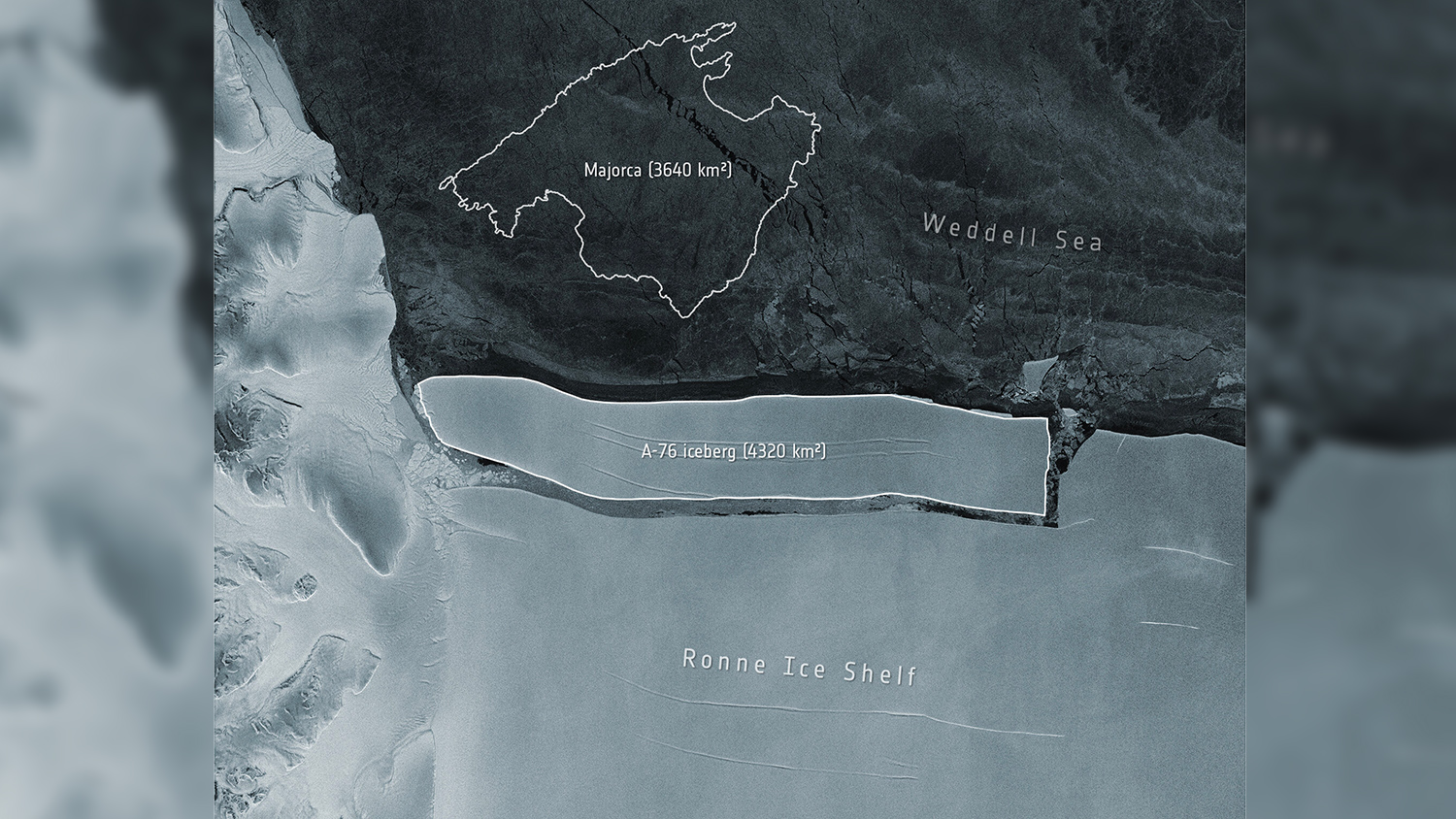 Айсберг А-76 - самый большой айсберг в мире на текущий момент!